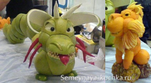 1 - Поделки из овощей для школы и сада