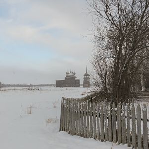 Архангельская обл, дер. Нименьга, храм Спаса Преображения