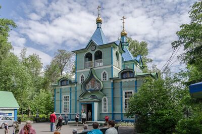 Церковь прп. Серафима Саровского на Серафимовском кладбище (Санкт-Петербург), Церковь Серафима Саровского на Серафимовском кладбище (Санкт-Петербург)