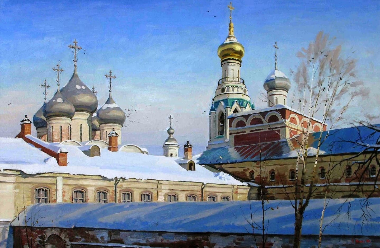 Солнечный февраль. Вологодский Кремль