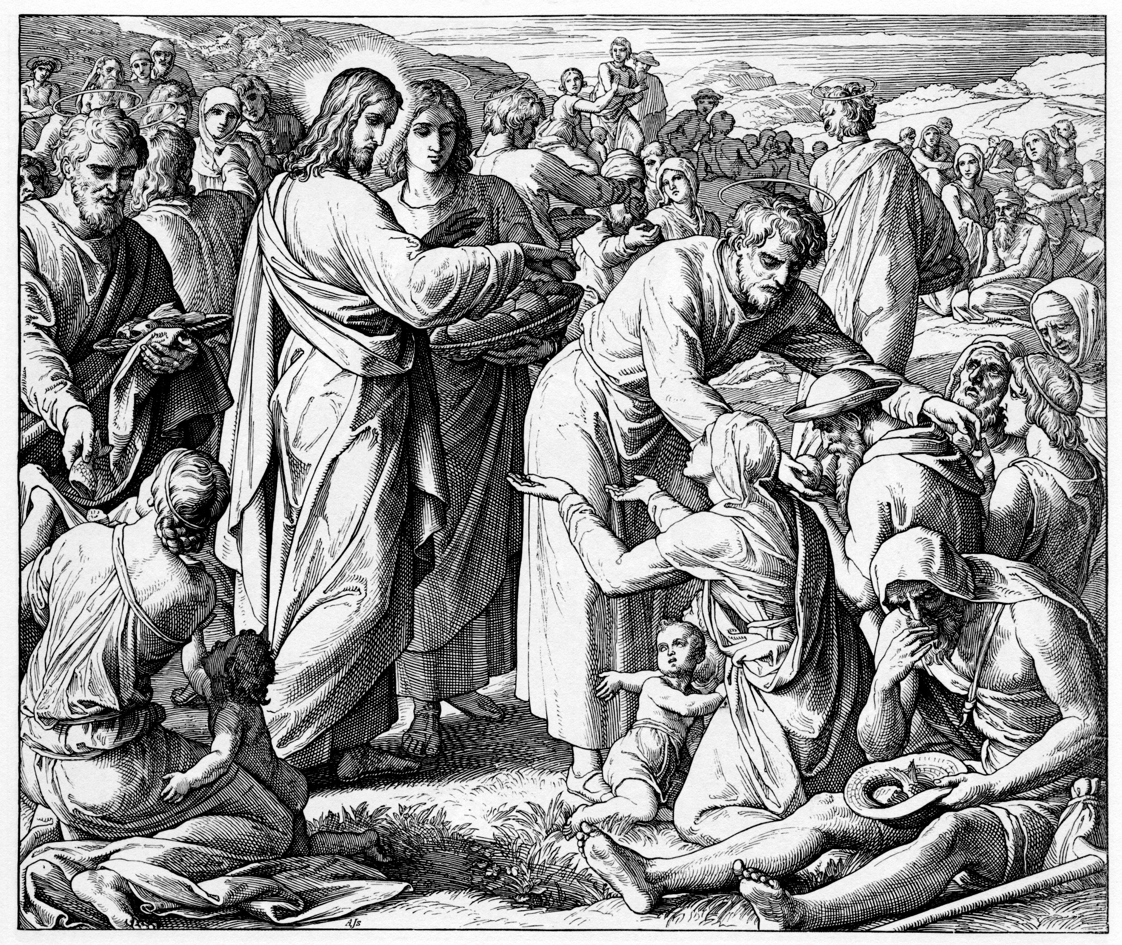 Насыщение пяти тысяч