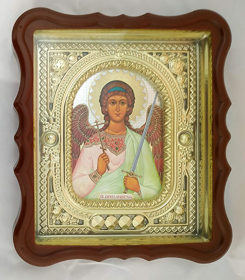Икона святого Ангела Хранителя: пласт. рама, стекло, 245 х 283 (Маковец ...