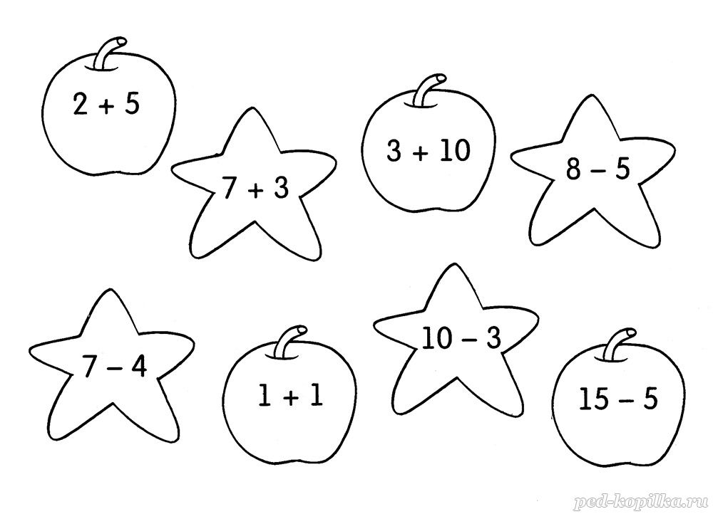 Задания по математике в картинках для детей 5-7 лет | Азбука ...