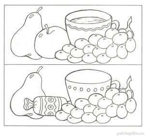 9 3 - Задания на внимание в картинках для детей 4–5 лет