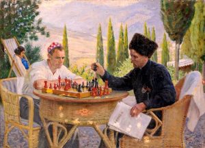 Настольные игры: играем с детьми в карантин, каникулы, пост boris vladimisrky la partida de ajedrez 1940 - Настольные игры: играем с детьми в карантин, каникулы, пост