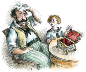 011959 Как открывался ларчик басня ларчик