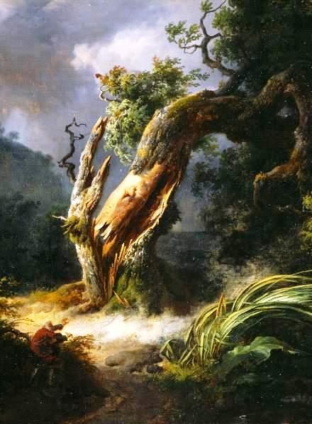 Басня «Дуб и трость»