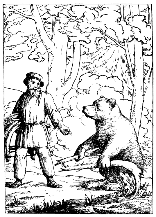 Раскраска мужик и медведь - 62 фото