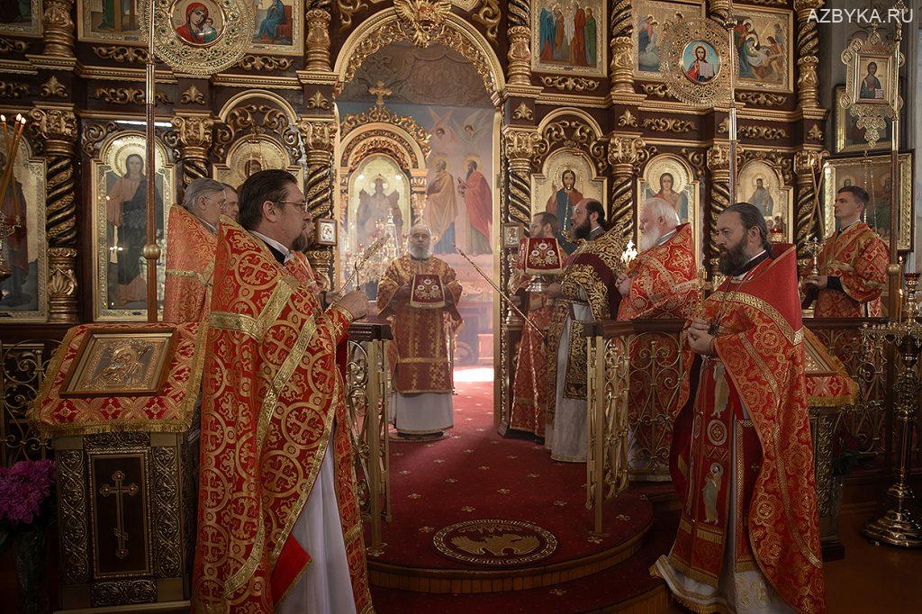 Божественная Литургия, Свято-Успенский храм, г.Славянск-на-Кубани