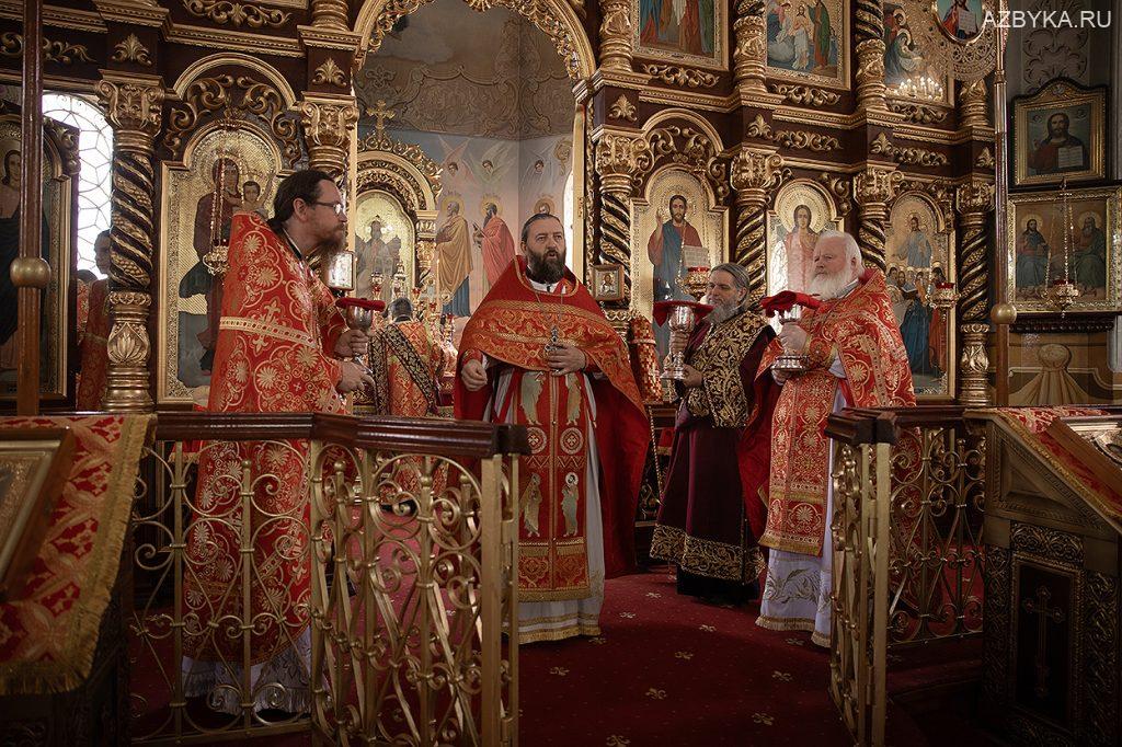 Божественная Литургия, Свято-Успенский храм, г.Славянск-на-Кубани