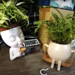 декоративный горшок