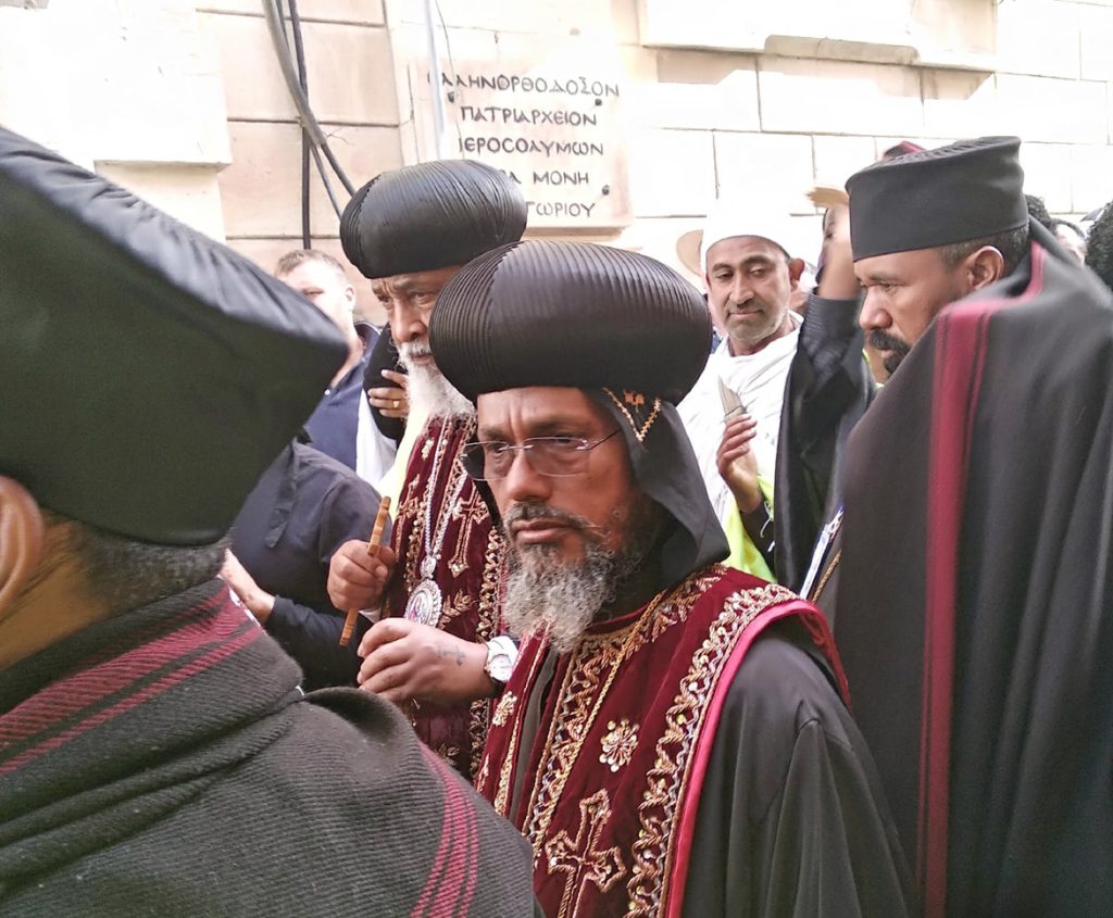 Служба на Вознесение Господне на Елеоне