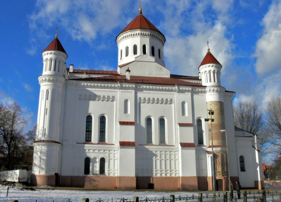 Гродно литве. Пречистенский кафедральный собор. Пречистенский собор Литва. Успенский кафедральный собор Пречистенский Вильнюс. Литва Кафедральная православный собор.