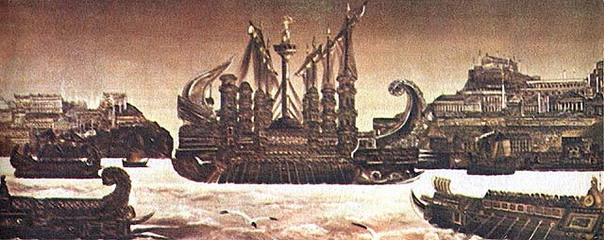 Грузопассажирское судно «Сиракузия» водоизмещением свыше 4000 тонн