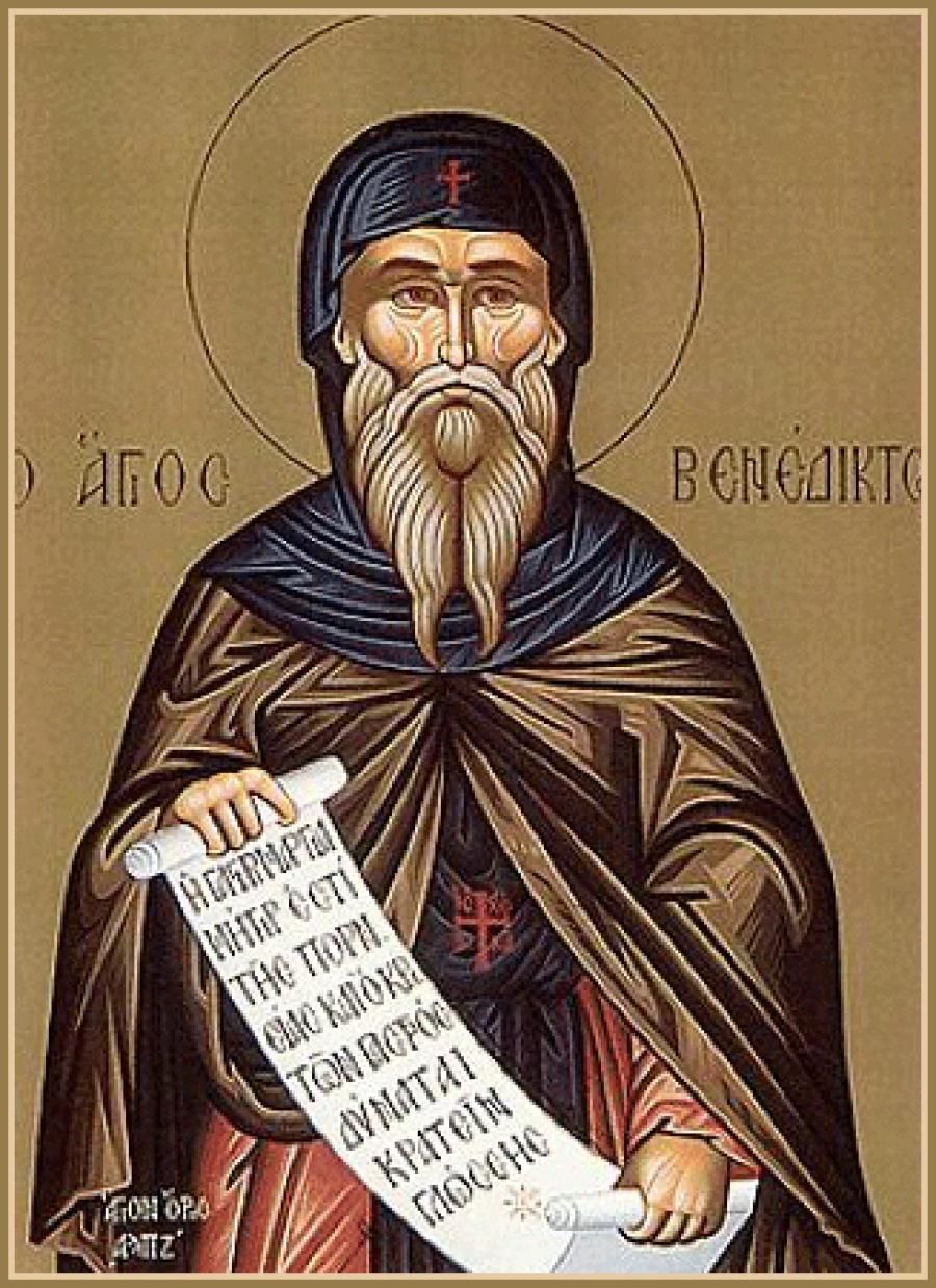 преподобный Венедикт Нурсийский преподобный Венедикт Нурсийский