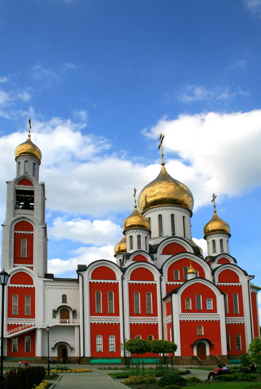 Храм Георгия Победоносца в Одинцово зима