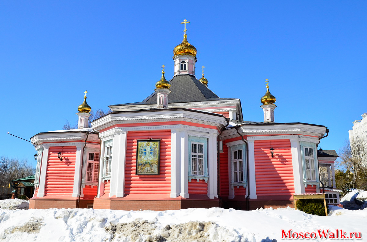 Храм преображения господня. Храм Преображения в Богородском. Храм Преображения Господня в Богородском в Москве. Богородский храм на Краснобогатырской. Церковь Спаса Преображения в Богородском.