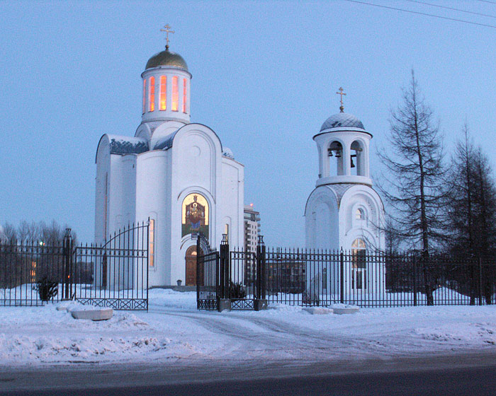 Блокадный храм на малой охте