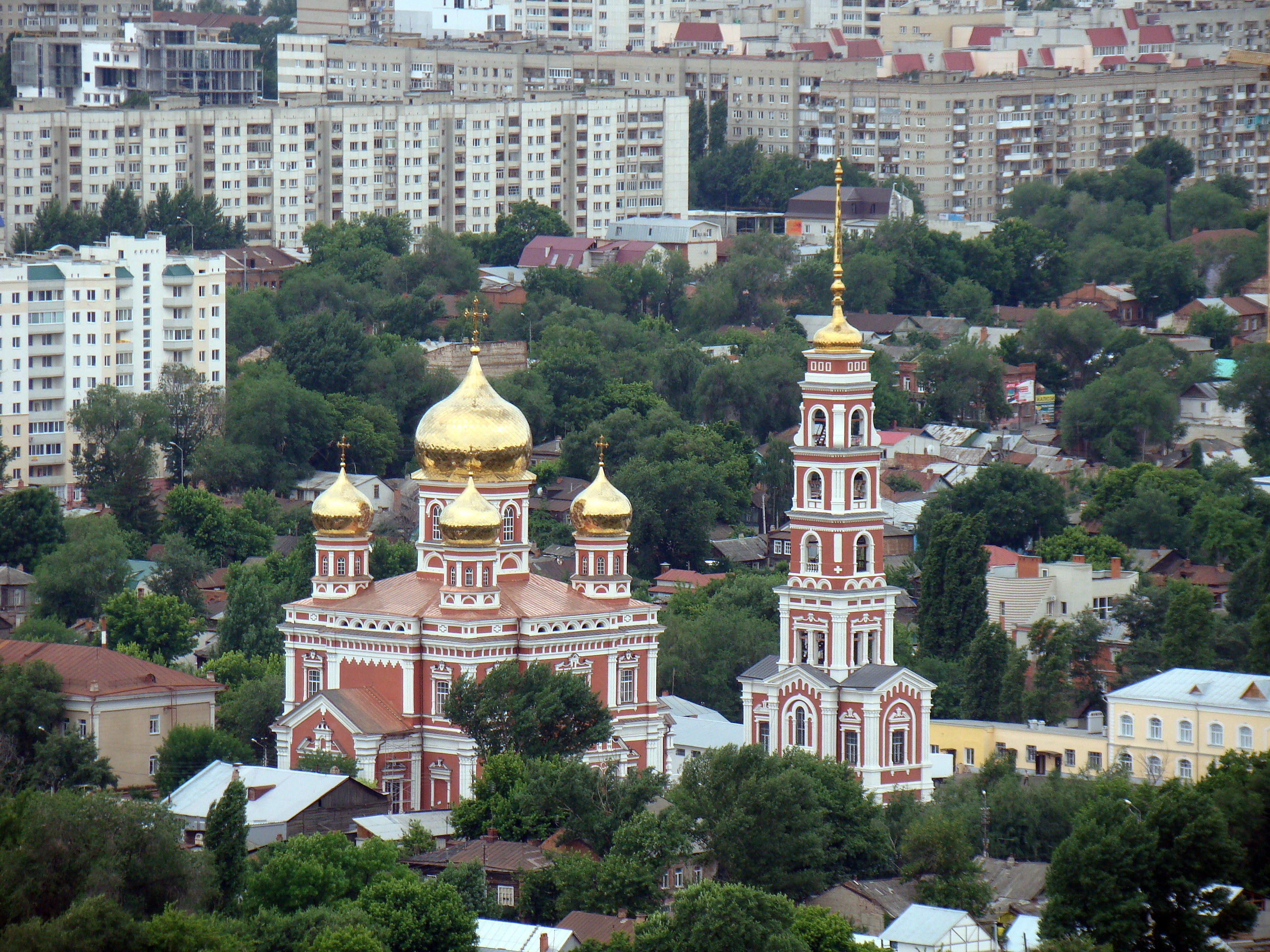 Троицкий собор Саратов сверху