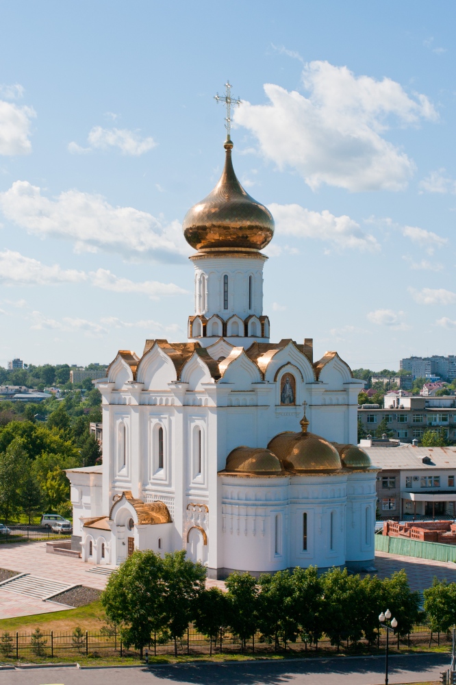 Храм Саровского Хабаровск