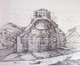 Рисунок 1874 г., вид с востока