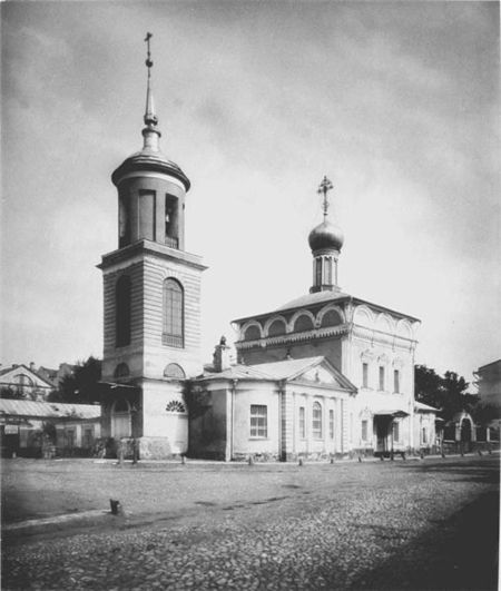 храм воскресения словущего на успенском вражке (москва), храм на успенском вражке