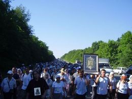 Крестный ход из Самары в Ташлу. Июнь 2009 года