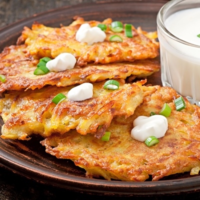Картофельные оладьи (хэшбраун)