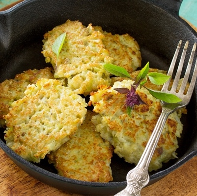 Постные капустные котлеты с манкой