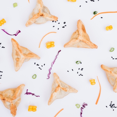 Постные пирожки с капустой