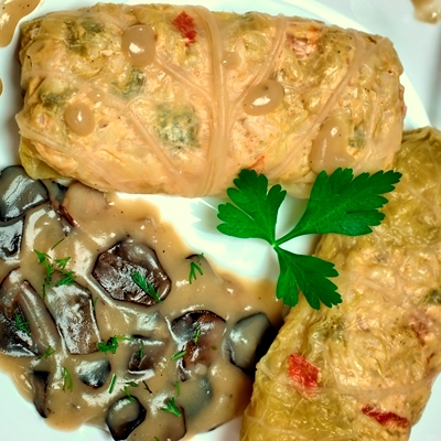 Постные голубцы