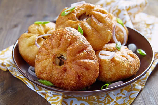 traditional russian belyashi - Беляши с чечевичной начинкой