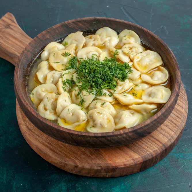 Пельмени с судаком