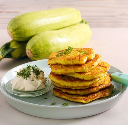 Оладьи с кабачком