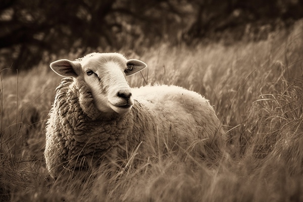 cute woolly lambs graze freely on green pastures generated by ai - Библия о пище