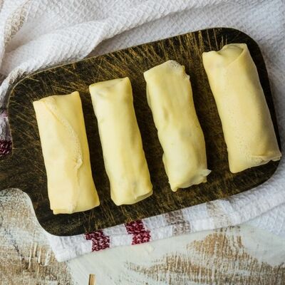 Постные блинцы с крахмалом