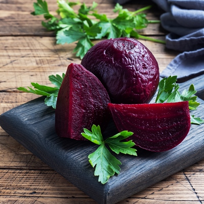 Постная фаршированная свёкла под соусом