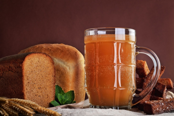 Серпуховский квас kvass is a traditional slavic and baltic fermented beverage commonly made from black or regular rye bread 1 - Серпуховский квас