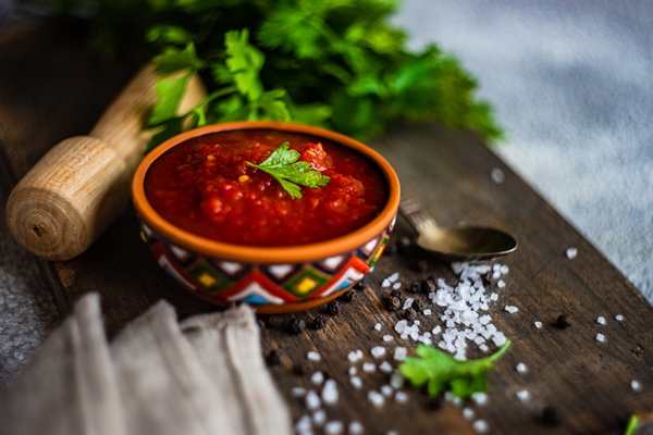 traditional georgian sauce satsebeli - Сациви из баклажанов по-грузински