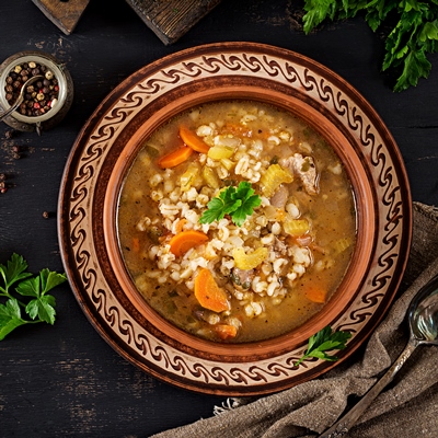 Суп перловый с репой