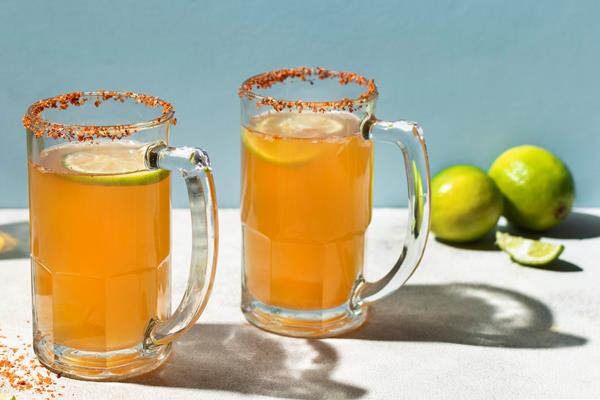 spicy michelada beverage assortment - Румынский квас