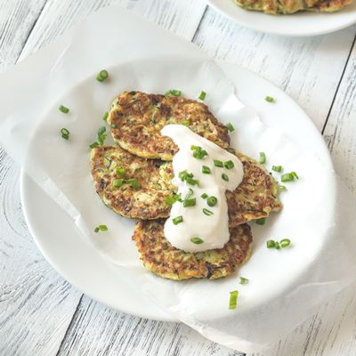 Драники с зеленью и луком Драники с зеленью и луком