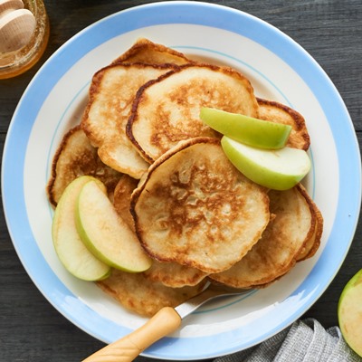 Оладьи из печёных яблок Оладьи из печёных яблок