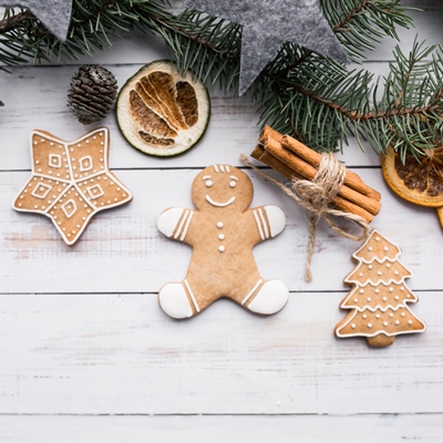 Рождественское имбирное печенье
