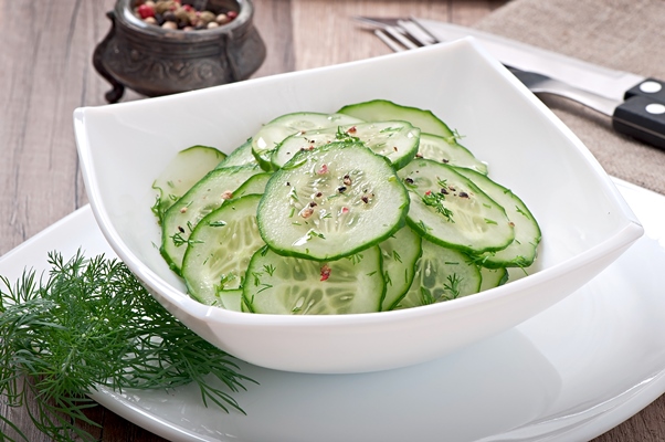 Огурцы с мёдом fresh cucumber salad - Огурцы с мёдом