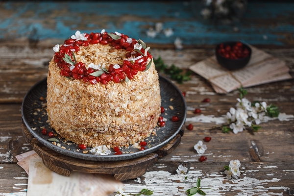 napoleon cake with butter cream - Торт «Наполеон» постный