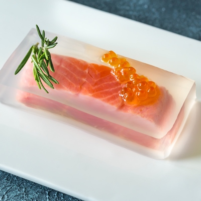 Постное заливное из рыбы на агар-агаре