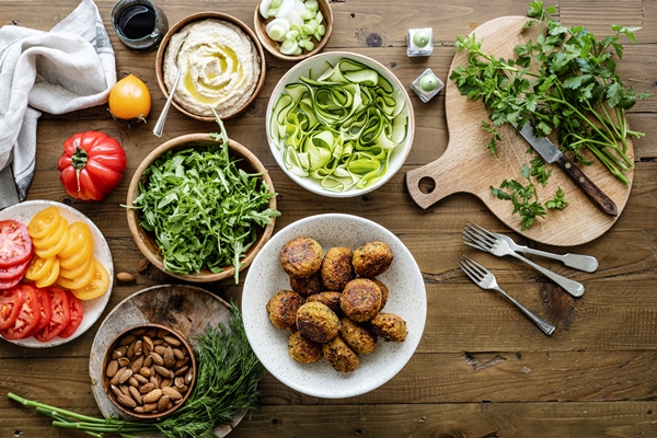 sweet potato falafel recipe idea for vegan - Фалафель, постный стол