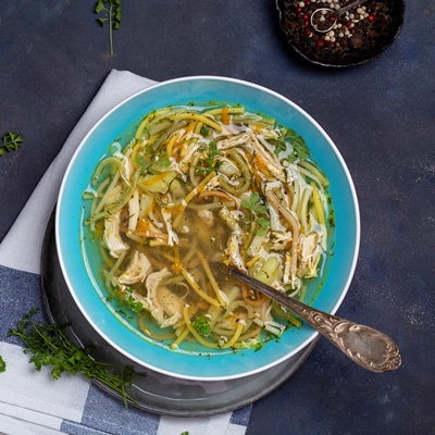 Суп картофельный с вермишелью и мясом