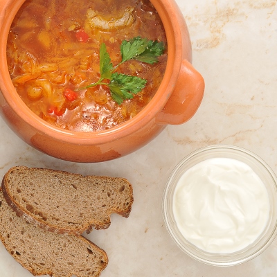 Щи мясные из квашеной капусты Щи мясные из квашеной капусты